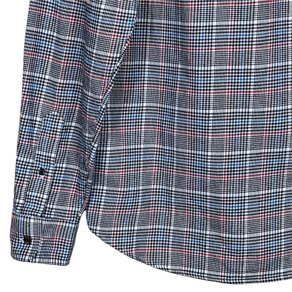 Old Navy Menswear Plaid Flannel Shirt Men’s Medium 100% Cotton - Picture 8 of 13